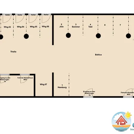 Haus Thalia 6 Apartmán Boltenhagen (Ostseebad)